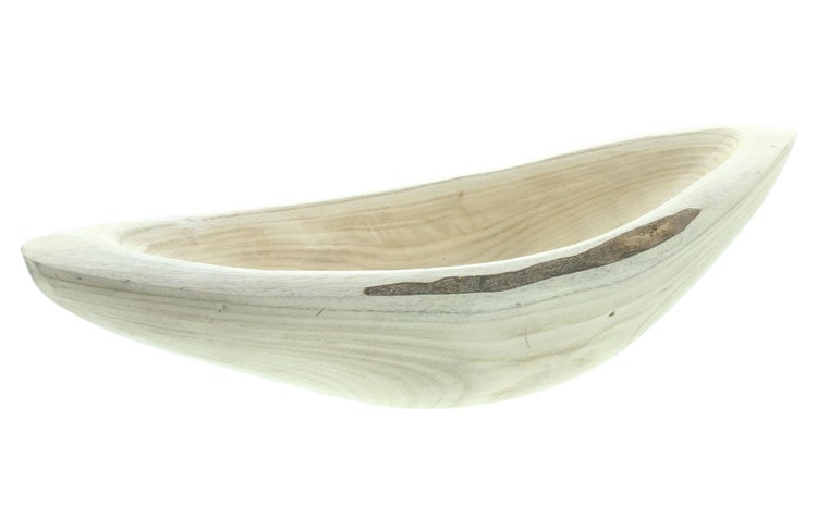 FRANK FLECHTWAREN | Schale Wood, tief, PAULOWNIA, 60 x 17 x 16 cm