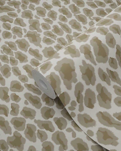 Tapetenrolle mit Leopardenmuster