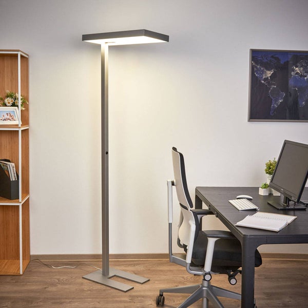Arcchio LED Nora mit Bewegungsmelder in Alu aus Aluminium (1 flammig, ) Arbeitszimmerleuchte