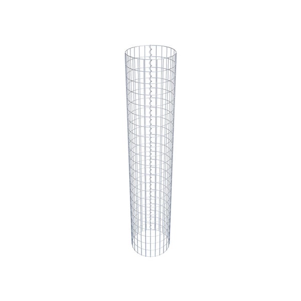 Gabionensäule Durchmesser 42 cm, MW 5 x 10 cm rund - Höhe: 2,20 m