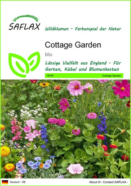 SAFLAX  - Cottage Garden - Mix - 1000 Samen
