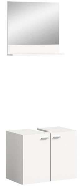 Waschtisch mit Unterschrank und Spiegel für das Badezimmer