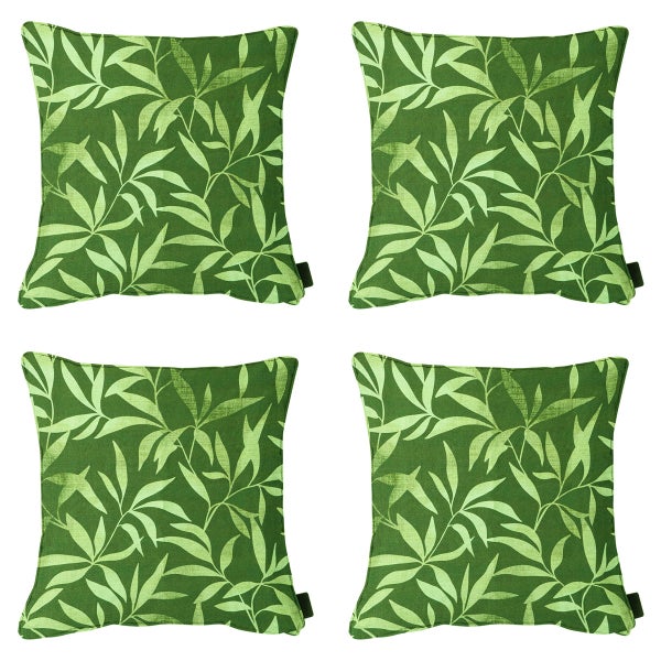 Dekokissen Fergus grün - Ca. 50x50 cm - 4er-Set