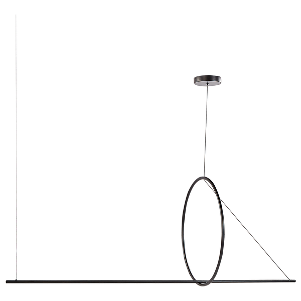 LED Hängeleuchte TAMOR mit Dimmer Metall Schwarz