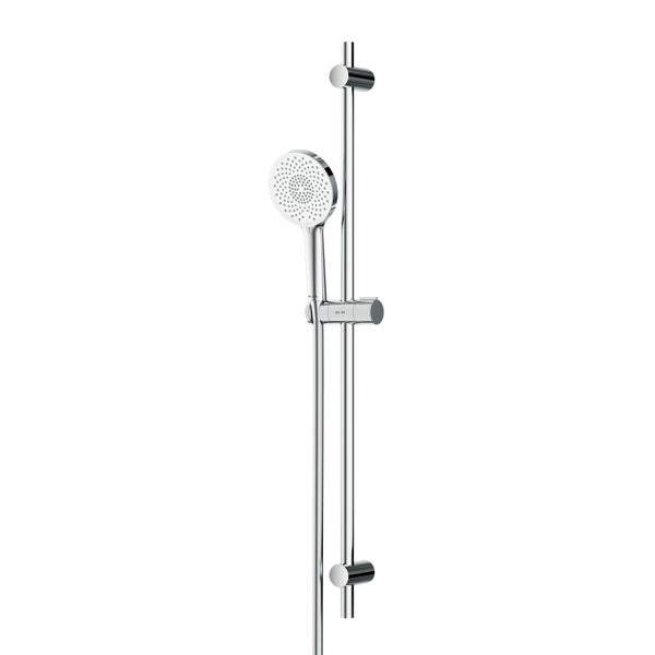 Duschset mit Handbrause und Duschstange aus Metall