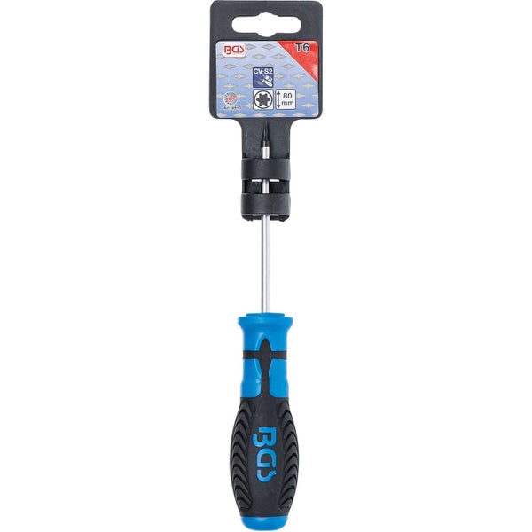 BGS Schraubendreher T-Profil (für Torx) T6 Klingenlänge 80 mm - 4913