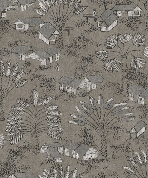 Masureel Tapete Natur-motiv Grau - 53 cm x 10.05 m - 630876