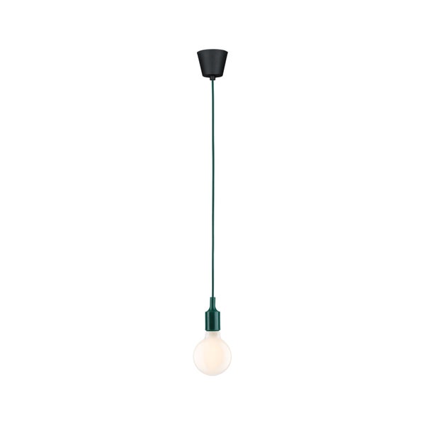 Neordic Pendelleuchte Ketil E27 max. 60W Grün, Schwarz dimmbar Silikon, Kunststoff