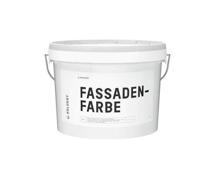 Kolorat Fassaden- & Sockelfarbe - Dunkelblau K/52-22-10-57/T – 10L Hochwertige Fassadenschutz, Sockelfarbe, Silikonharzfassadenfarbe, wasserabweisend, wetterbeständig, farbtonstabil, für Fassaden und Sockel im Außenbereich