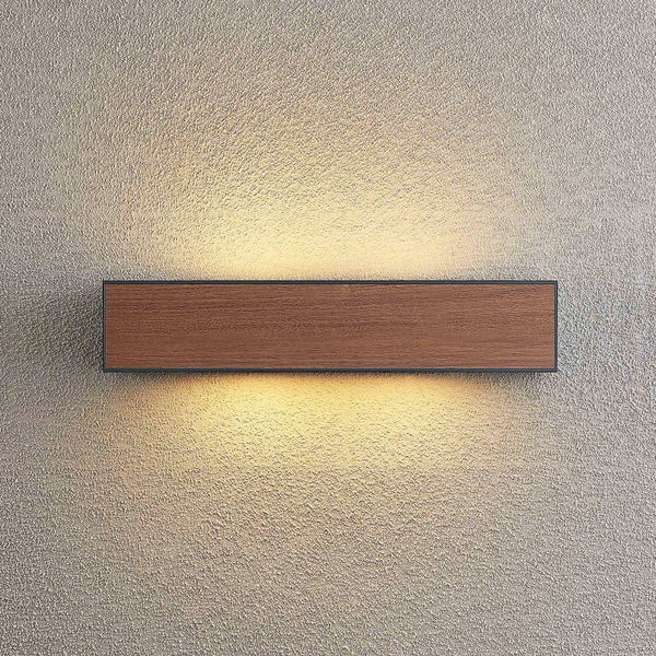 Arcchio Wandleuchte außen Miraz (spritzwassergeschützt (Modern) aus Aluminium (2 flammig, E27) - Außenwandleuchten Wandlampe Led Außenlampe Outdoor für Außenwand/Hauswand Haus Terrasse