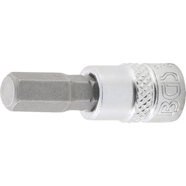 BGS Bit-Einsatz Antrieb Innenvierkant 6,3 mm (1/4) Innensechskant 9/32 - 2746