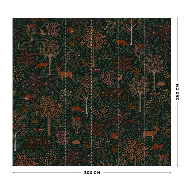 Wald - Fototapete - 280x300cm