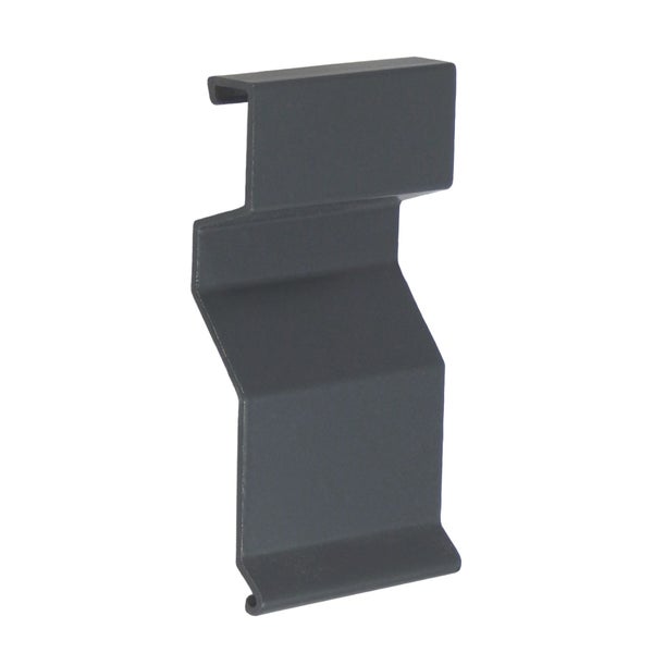 Halterung aus Metall für Sichtschutzzäune in Anthrazit