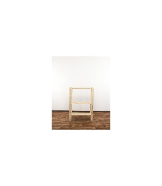 PROREGAL Holzregal Woodland HxBxT 115 x 80 x 30 cm Fachlast 120 kg 3 Fachboden Kiefernholz Natur