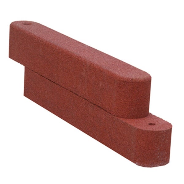 Sandkastenrand aus Gummi – 100 x 15 x 15 cm – Rot – Riemen