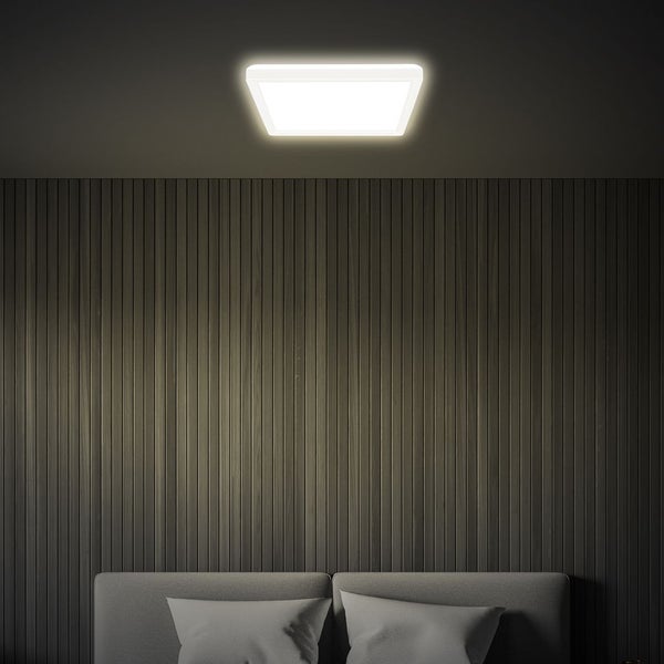 LED Deckenlampe LED Panel Deckenleuchte Flach Indirektes Licht Neutralweiß