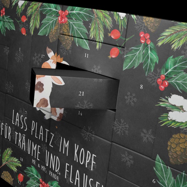 Mr. & Mrs. Panda Befüllbarer Adventskalender Kuh - Schwarz