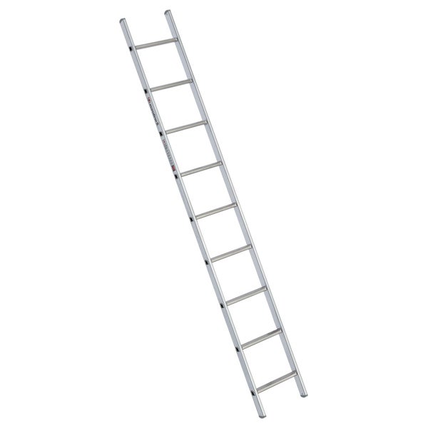 Aluminium Anlegeleiter mit acht Sprossen