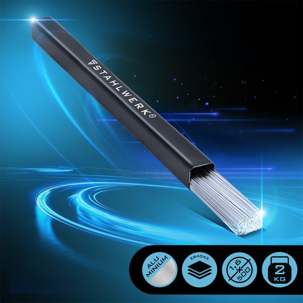 Schweißstäbe ER4043Si5 Aluminium hochlegiert / Ø 1,6 mm x 500 mm 2 kg