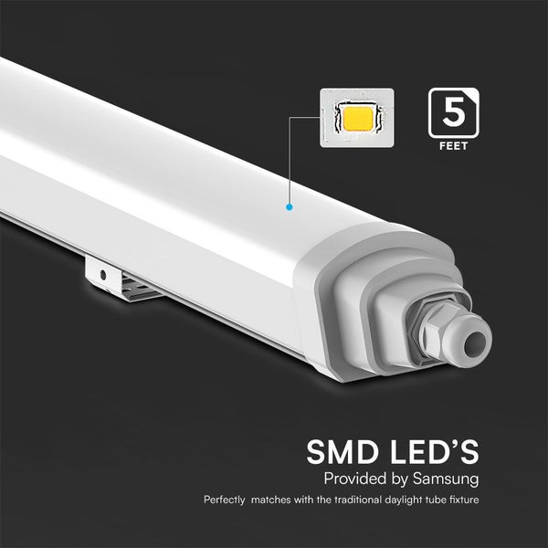 Fünf-Fuß-LED-Leuchte mit Surface Mounted Device LEDs