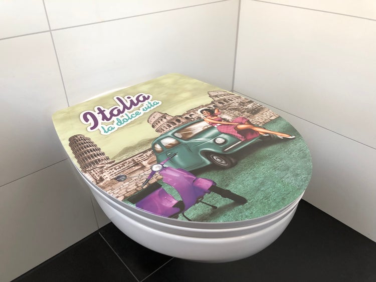 WC Sitz La Dolce Vita mit Absenkautomatik, zur Reinigung abnehmbar
