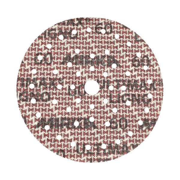 Mirka Ultimax Ligno Ø 150mm Schleifscheiben Klett Multifit / Korn 60 / 50 Stück / Multi-Lochung / zum Schleifen von Holzoberflächen