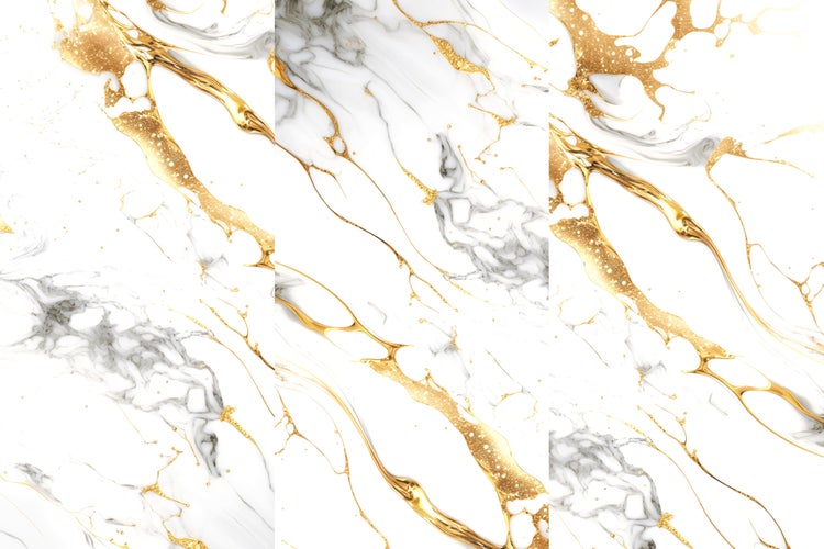 Marmorstruktur mit goldenen Akzenten