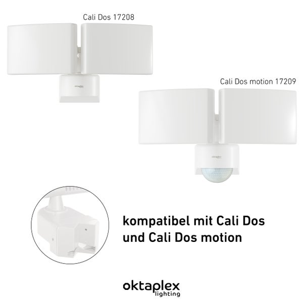 Eckhalterung für Cali / Cali Dos Weiß