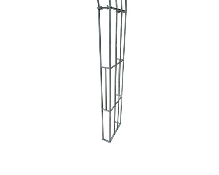 Metall-Pflanzensäule für den Garten