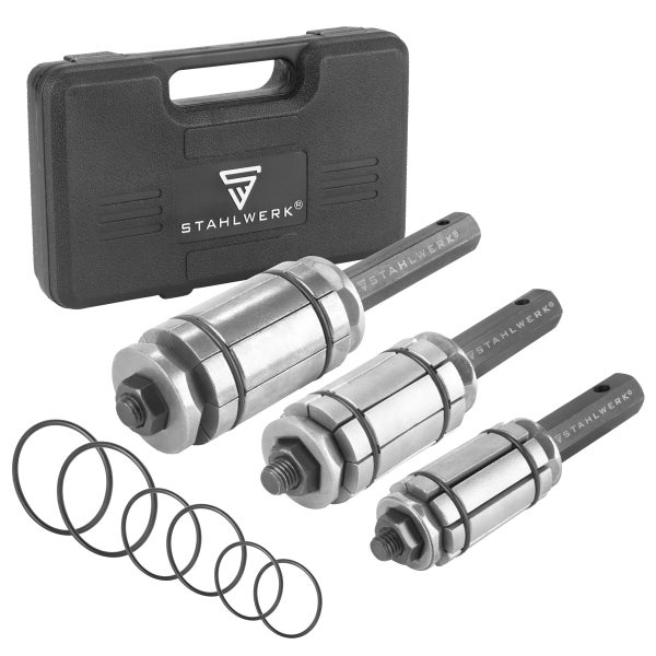 Rohrweiter Set 29-89 mm 3-teiliger Auspuff Rohraufweiter, Rohrspreizer
