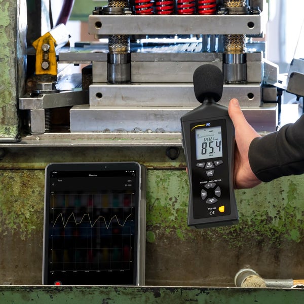 PCE Instruments PCE-323 Bluetooth Schallpegelmessgerät 30 - 130 dB |Klasse 2 |Android |iOS |Live Ansicht |kostenlose App