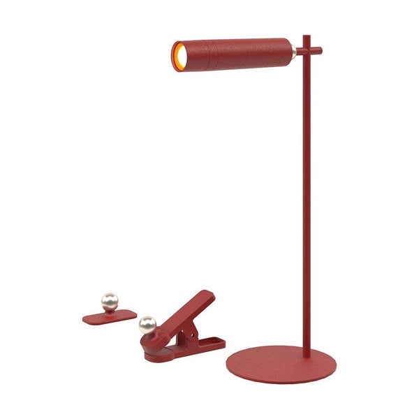 LED-Tischleuchte mit Klemme und magnetischem Sockel