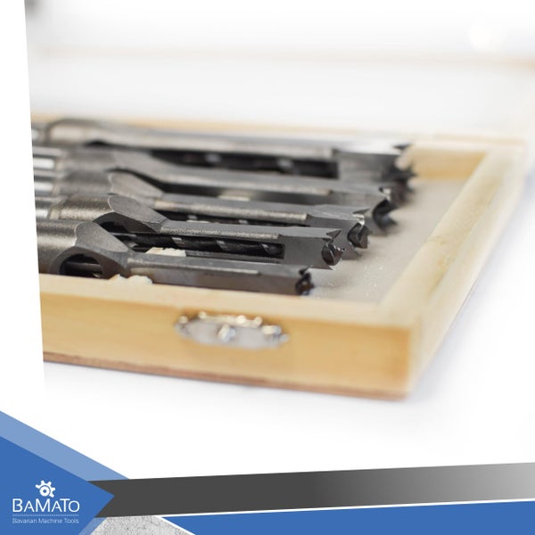 Forstnerbohrer Set in Holzkiste