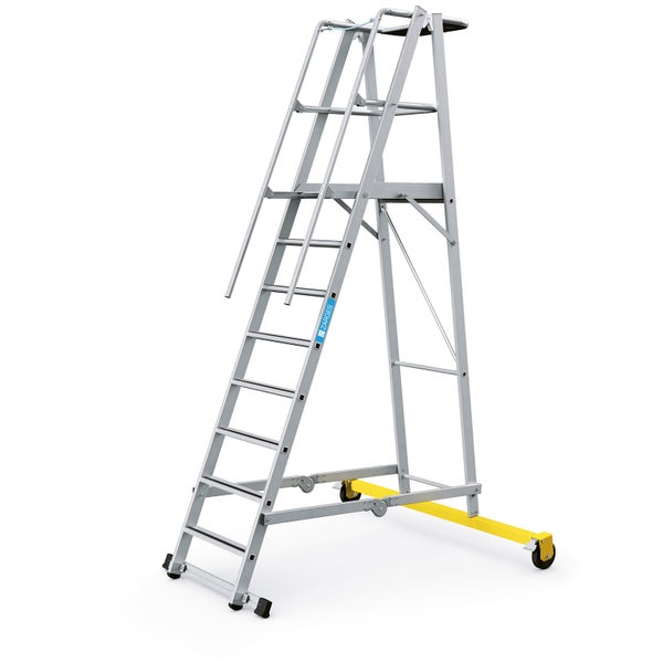 Rollbare Arbeitsbühne aus Aluminium