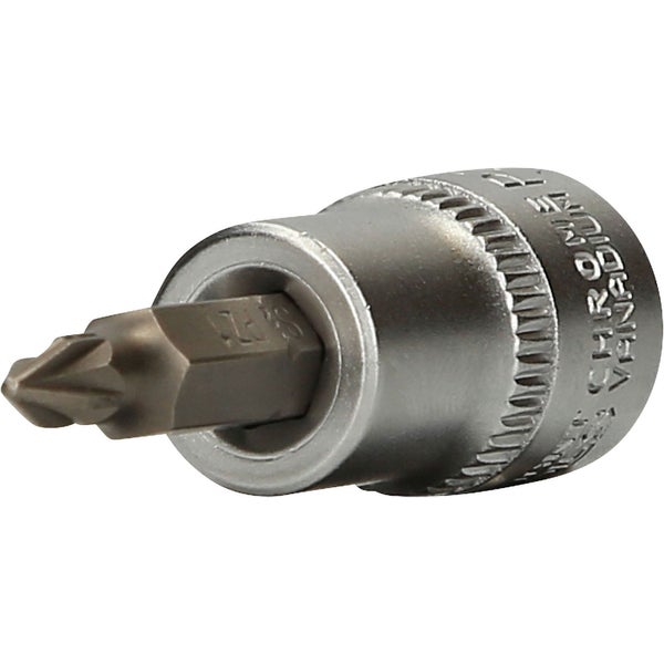 Brilliant Tools Steckschlüssel-Bit 3/8 Zoll, 49 Millimeter, Profil PZ1