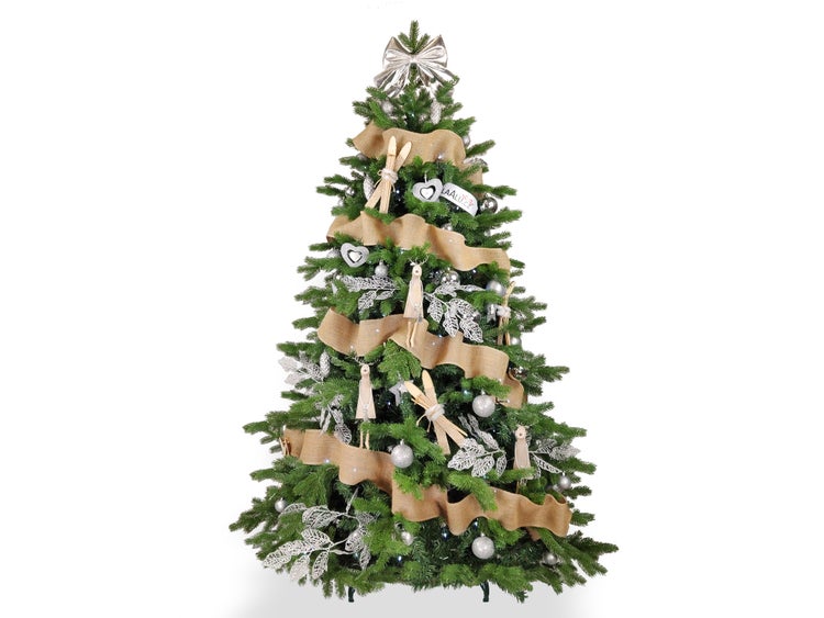 Set Weihnachtskugeln 136 Stück in Luxusbox NORDWINTER für Weihnachtsbäume 240-270 cm
