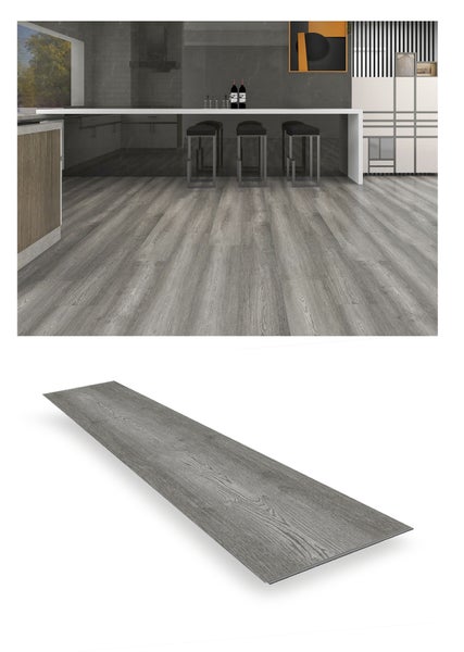 2,782m² Premium Click Vinylböden Design 2452 GRODEN EICHE Boden mit Trittschalldämmung 1220 x 228 x 4,5 mm