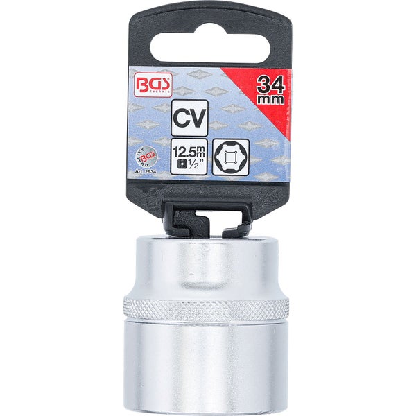 BGS Technic Steckschlüssel Einsatz, 34 Millimeter