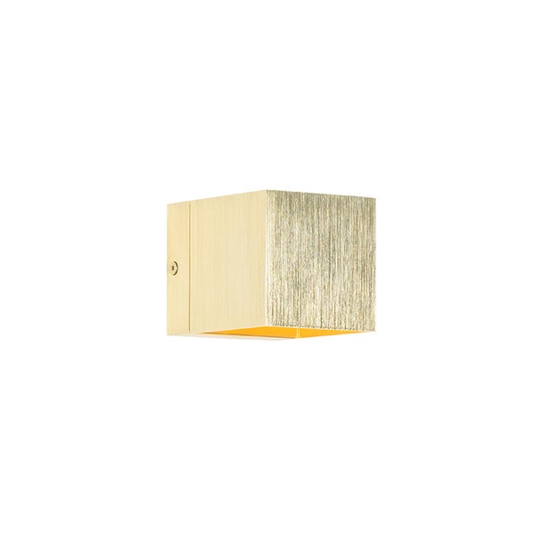 Moderne Wandleuchte Gold mit Lichteffekt - Transfer