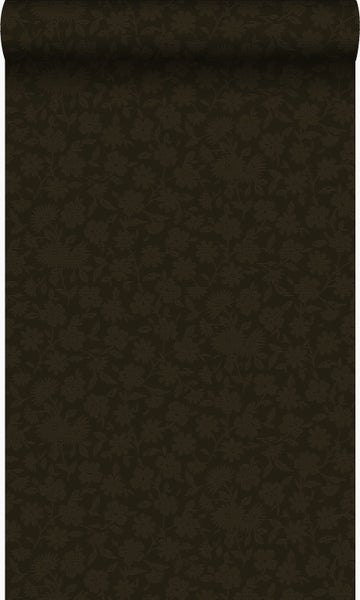 Origin Wallcoverings Tapete Blumen Schwarz - 53 cm x 10.05 m - 345440