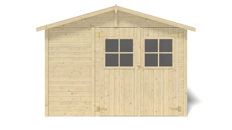 Gartenhaus, Gerätehaus 11,95m2 - 3,05x3,92m