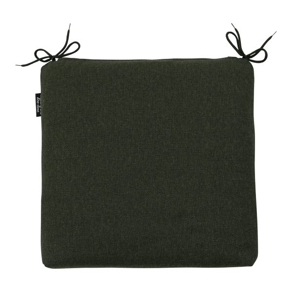 Sitzkissen, grünes Canvas Eco+ - Ca. 40x40 cm - 4er-Set