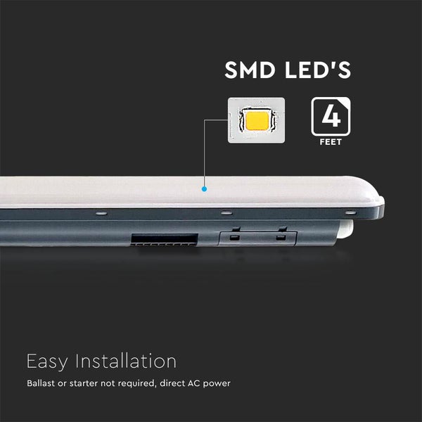 SMD LED Leuchte, vier Fuß Länge, einfache Installation