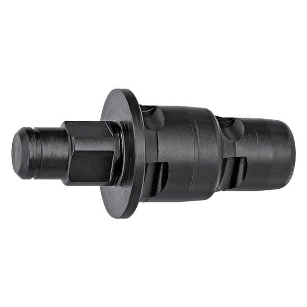 KS Tools Werkzeug-Trolley-Tasche aus schwarzem Polyester mit roten Akzenten, vielen Außentaschen, Metallgriff und Rollen.