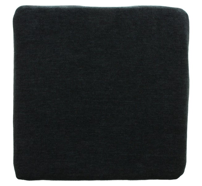 FRANK FLECHTWAREN | Sitzkissen Black, POLYESTER, 38 x 38 x 2 cm