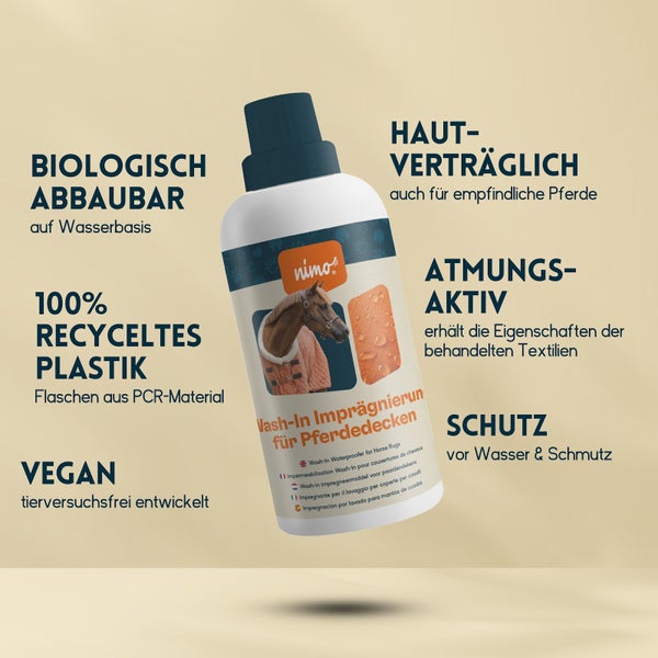 nimo® Wash-In Imprägnierung • Versiegelung zum Schutz gegen Nässe und Schmutz