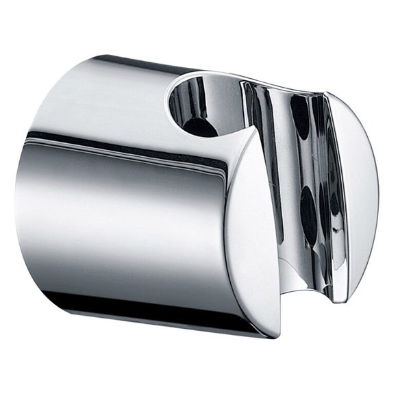 Wandhalterung für Duschköpfe aus verchromtem Material.