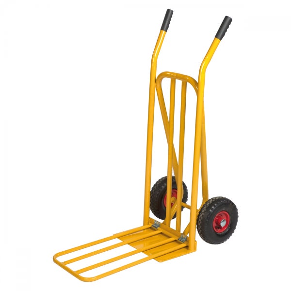 Sackkarre aus Stahlrohr mit zwei Rädern