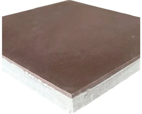 Zement Wand- und Bodenfliese Uni 9.3 dark chocolate 20x20x1,6 cm