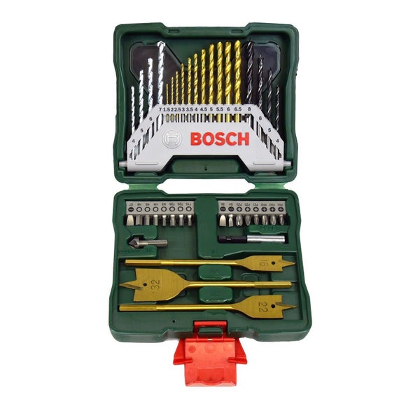 Bosch 40tlg.X-Line Titanium-Set Holzbohrer Metallbohrer Steinbohrer Kegelsenker